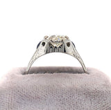 18k White Gold Men's 1.80 Carat Diamond Ring Jewelry with GIA Report (#J5768)