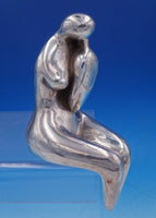 Devora Jaron Israel Sterling Silver Figurine Mother and Child Modernist (#3153)