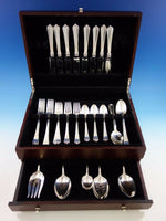 Lotus by Watson Sterling Silver Flatware Set for 8 Service 44 pieces