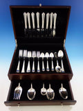 Lotus by Watson Sterling Silver Flatware Set for 8 Service 44 pieces