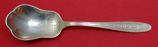 Wedgwood by International Sterling Silver Berry Spoon 8 3/4" Antique Serving