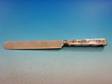 Lap Over Edge Acid Etched by Tiffany Sterling Silver Dinner Knife w/ Owl in Tree