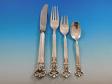 Monica by Cohr Danish Sterling Silver Flatware Set For 6 Service 30 pieces