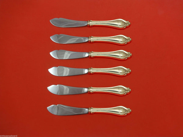 La Perle by Reed & Barton Sterling Silver Trout Knife Set 6pc HHWS  Custom Made