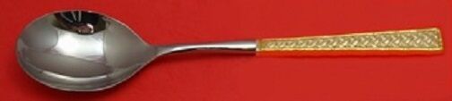 Golden Tradewinds By International Sterling Casserole Spoon HHWS 11 1/2" Custom