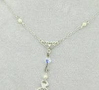 14k White Gold Filigree 3.05ct Amethyst Pendant (#J1736)
