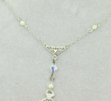 14k White Gold Filigree 3.05ct Amethyst Pendant (#J1736)