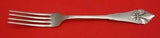 French Lily - Danish by Christian F. Heise Sterling Silver Dessert Fork 6 7/8"