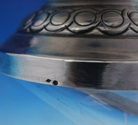 Persian Silver Sugar Bowl Engraved LM 1791 (#4042) Hand wrought Antique