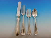 Commonwealth Engraved by Watson Sterling Silver Flatware Set 132 Pcs Dated 1910