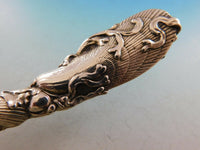 Whiting Sterling Silver BonBonniere Spoon Shell Seaweed Motif 10 1/4" Art Silver
