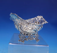William Comyns English Victorian Sterling Silver Bowl Oval Footed Fancy (#6898)