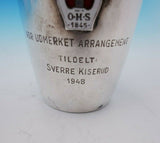 Norwegian .830 Silver Cup GW with Applied Harp and Trophy Inscription (#3532)