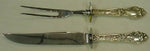 Lily by Frank Whiting Sterling Silver Steak Carving Set 2pc 10 1/2"