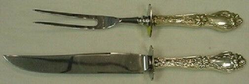 Lily by Frank Whiting Sterling Silver Steak Carving Set 2pc 10 1/2"