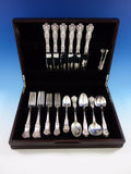 Queens by Birks Sterling Silver Flatware Set Dinner Service 37 pieces Canadian