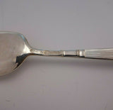 Acropole by Cesa .800 Italian Silver Glass Sugar Bowl Jam Jar with Spoon (#3405)