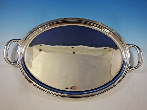 Buccellati Italian Italy Sterling Silver Tea Service Tray 24" x 15" x 15" #1014