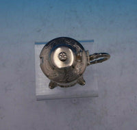 John Evans English Sterling Silver Mustard Pot w/Lid and Handle c.1846 (#3869)