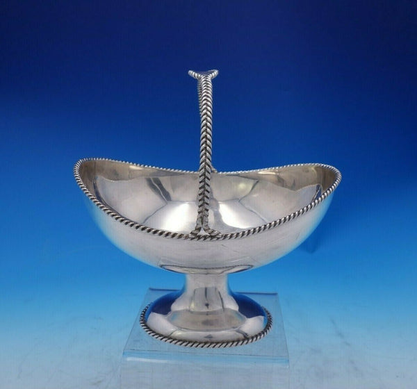 William Gale and Willis Sterling Silver Basket Twisted Rope Border c.1859 #3882