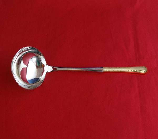Larkspur by Wallace Sterling Silver Soup Ladle HHWS  Custom Made 10 1/2"