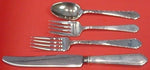 William and Mary by Lunt Sterling Silver Regular Size Place Setting(s) 4pc