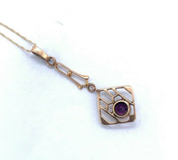 10K Yellow Gold Victorian Lavaliere Pendant (#J4969)
