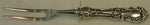 Burgundy by Reed and Barton Sterling Silver Steak Carving Fork 8 3/4"