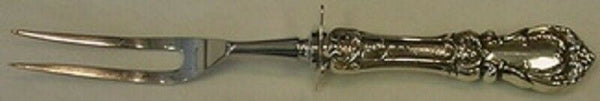 Burgundy by Reed and Barton Sterling Silver Steak Carving Fork 8 3/4"