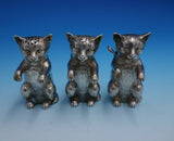 James B. Hennell English Victorian Sterling Silver Condiment Set 5pc (#4740)