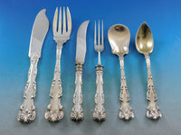 Victoria by Dominick and Haff Sterling Silver Flatware Set Service 125 pc Dinner