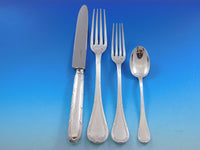 Bougainville by Puiforcat Sterling Silver Flatware Set for 12 Service 107 pieces