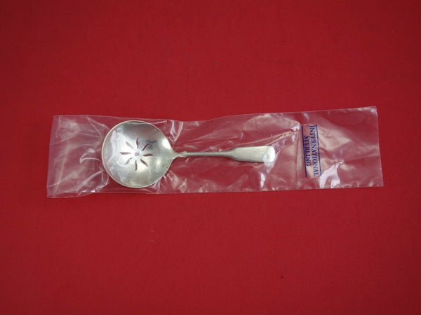 Eighteen Ten 1810 by International Sterling Silver Nut Spoon Pierced 4 3/4" New