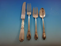 Troubadour by Frank Whiting Sterling Silver Flatware Service Set 65 Pcs "D" Mono