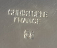 Christofle Silverplate"Unie" Cocktail Plate with Box (#1531)