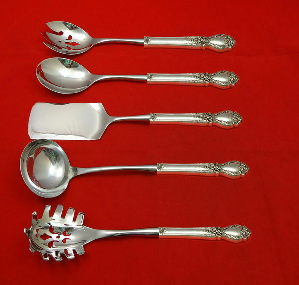 Brocade by International Sterling Silver Hostess Set 5pc HHWS  Custom Made