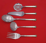 English Shell by Lunt Sterling Silver Thanksgiving Serving Set 5pc Custom Made
