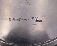 Repousse by Kirk Sterling Silver Fruit Bowl Scalloped Edge 925/1000 G (#7330)