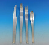 Arne Jacobsen by Georg Jensen Stainless Steel Flatware Set Service 42 pcs Estate