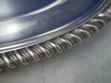 English Georgian Sterling Silver Platter Oval 19 1/2" 1821 London (#6330)