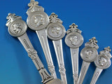 Medallion Gorham Sterling Silver Flatware Service Dinner Set 119 pcs Multi motif