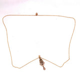 10k Yellow Gold Diamond and Pearl Lavaliere Pendant (#J4819)