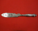 Albert Coles Sterling Silver Ice Cream Slice / Cake Saw BC with Flowers Pheasant
