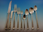 Windsor Rose by Watson Sterling Silver Flatware Set 12 Service 117 Pieces Dinner