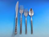 Spanish Court by Oneida Stainless Steel Flatware Set for 12 Service 96 pieces