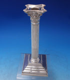 Georgian by SSWH Ltd Sterling Silver Candlestick Pair 9" x 3 1/4" (#7128)