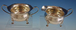 Sterling Silver Sugar and Creamer Set 2pc Colonial Style (#2597)