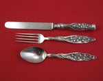 Lily of the Valley by Whiting Sterling Silver Junior Set 3-pc knife blunt 7 1/4"