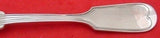 Fiddle Thread by Frank Smith Sterling Silver Salad Fork Large 6 3/4" Antique