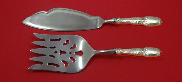 Broom Corn by Tiffany and Co Sterling Silver Fish Serving Set 2 Piece Custom